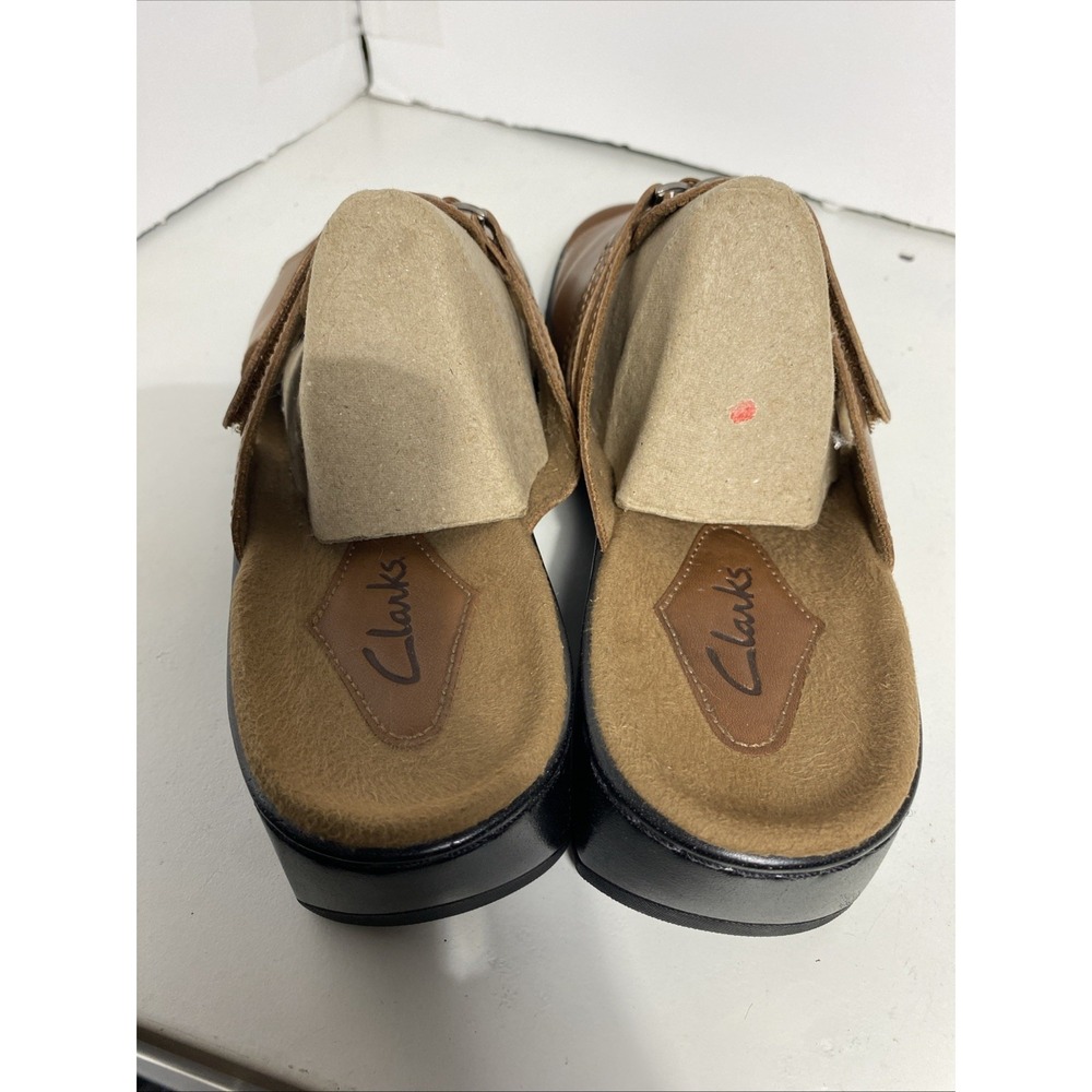 Clarks Women's Style 70082 Tan Keyna‎ Open Toe Sandals 10M Adjustable - Picture 5 of 10